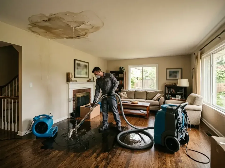 attic-pipe-burst-ceiling-drip-008 — frequently asked questions, Water Damage Restoration & Carpet Care in Pottsville, AR